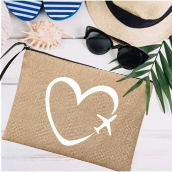 Bolso de Mano Lino Let’s Travel con Organización