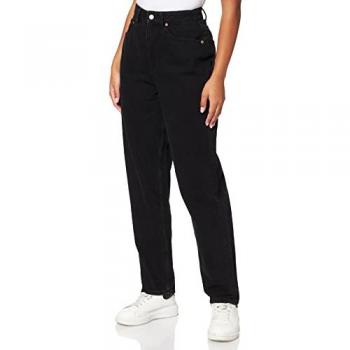 Jack & Jones Lisbon Mom Black Denim Jeans (High Waist) – 24 Women