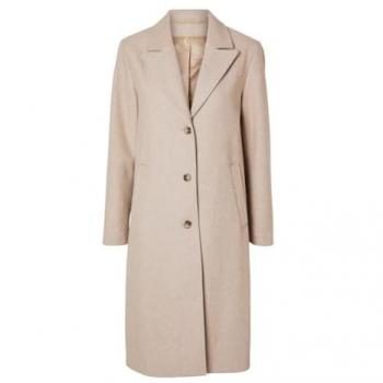 Chaqueta Estilo de Otoño SLFNew Alma Beige Moteado
