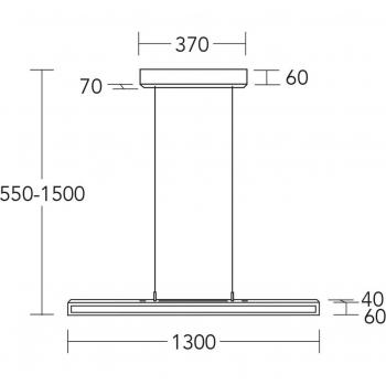 Dimmable Up/Down LED Pendant by HerzBlut – Karl G Series, Wood & Stone Finish