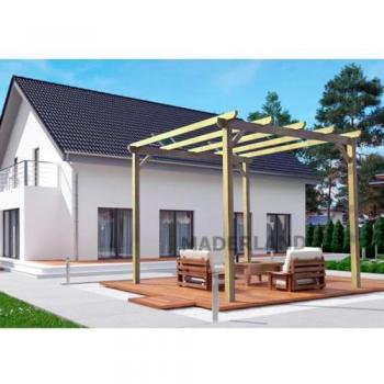 Pergolato Autocontenitore Madrid 3x3 Legno Massello