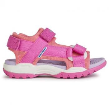 Sandali Geox J Borealis Girl A Fucsia