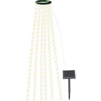 Éclat Solaire Cascade 12‑fil / 300 LED – Blanc Chaud