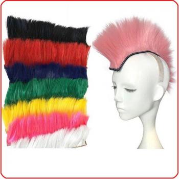 Ski-Party Helm mit Haar-Dekoration