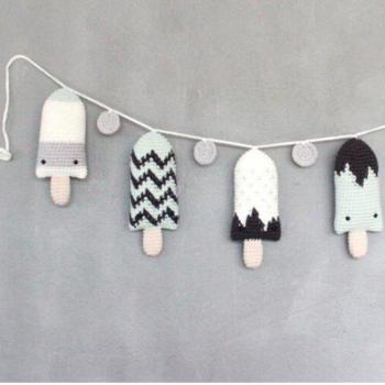 Bannière décorative en pur coton pour maternité