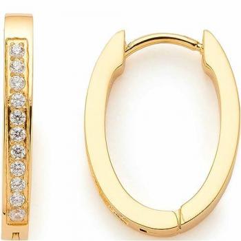 LEONARDO Paar Creolen »Ohrring Ronia Beauty's, 023245, 023246«, mit Zirkonia (synth.)