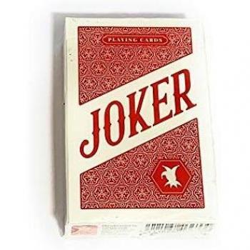 Red Joker Playing Cards by Cartamundi