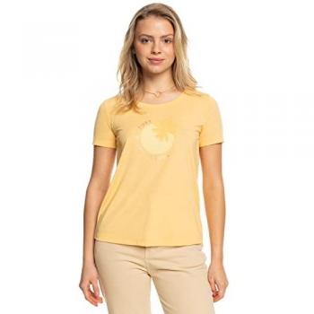 Camiseta Roxy Chasing The Wave amarilla mujer