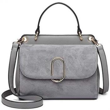 Miss Lulu Bolsa de compras de gamuza