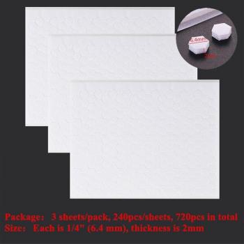 3PCS 3D Double-Sided Foam Hexagon Adhesives for DIY