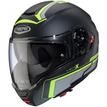 Caberg Levo X Elite Casco Nero Grigio Giallo M