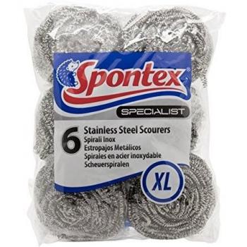 Spontex Sponges Métalliques Inox 6 Échantillons
