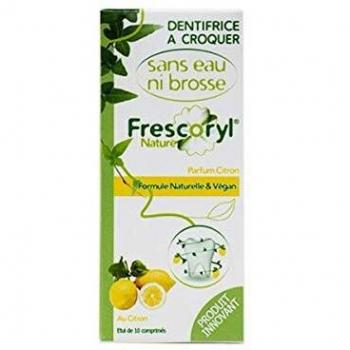Frescoryl Nature Citron Dentifrice Masticable 10 Comprimés