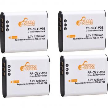 USB Rechargeable Battery Set for Olympus TG‑Tracker