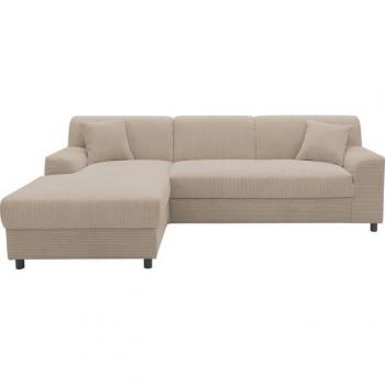 INOSIGN L-Form Sofa Turah 2, Cord und Microfaser