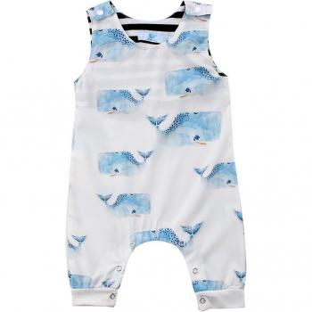 Baby Whale Animal Jumpsuit for Newborns