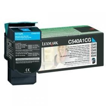 Cartucho de Tóner Cian para impresoras Lexmark C54x y X54x (1K)