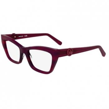 Longchamp LO2762 Women’s Frame Only – Red Square Acetate