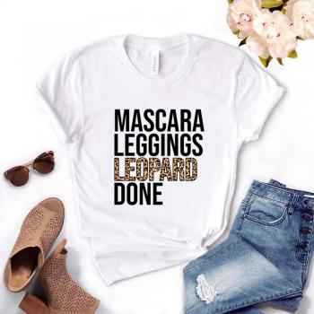 Camiseta casual leopardo para señora