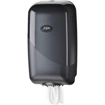 Dispenser Euro Pearl poetsrol mini zwart