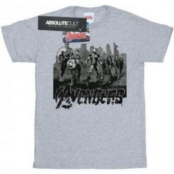 Marvel Avengers Mono Team T‑Shirt for Girls, Black, Size 12‑13