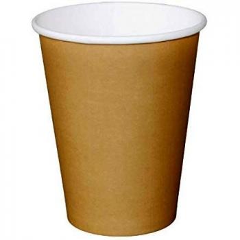 Fiesta GF035 Hot Cups (Single Wall, Brown)