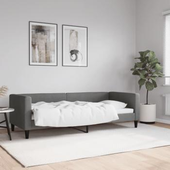 Sofá cama moderno gris oscuro 80x200 sin colchón