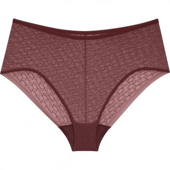 Triumph Klassischer Damenslip mit hoher Taille Triumph Signature Sheer Maxi EX 10215936 Braun 44 Damen