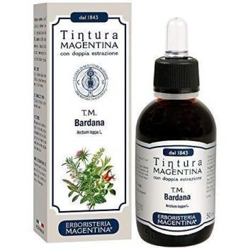 Tintura Madre Bardana Base de Hierbas Magentinana 50 ml Informe Parte por Planta, Extracto 1/5