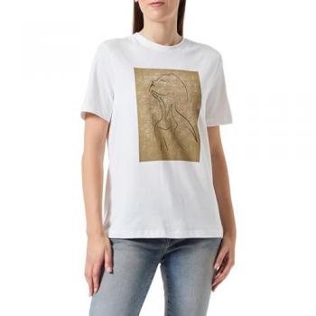 Camiseta Vila O-Neck S/S Blanca para Mujer