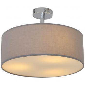 Naeve New York Lampadaire Cylindrique Gris 3 E27