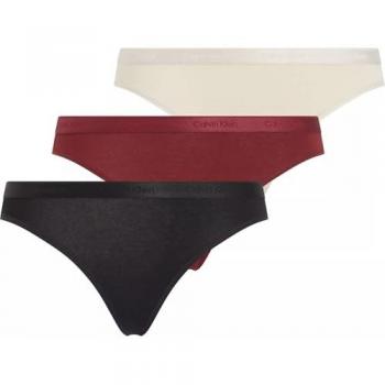 Calvin Klein Underwear 3er-Set klassische Damenslips Bikini 3pk 000QD5243E Bunt