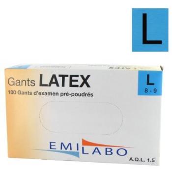 Boîte de Gants Latex Taille L