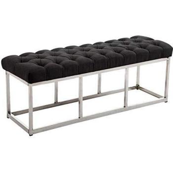 Sitzbank Amun Dunkelgrau 45 cm