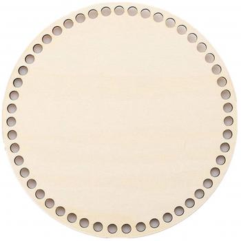Fondo y tapa para cesta tejida de madera