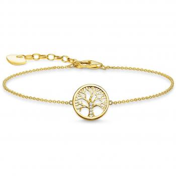 Pulsera de Plata Bañada en Oro Tree of Love de Thomas Sabo