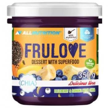 Frulove chia dezert s borůvkami a banánem