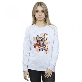 Disney Ohana Women's Grey Hoodie