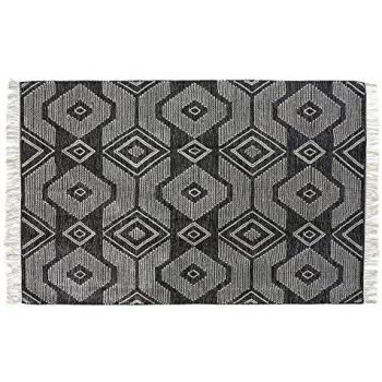Teppich DKD Home Decor Schwarz Weiß Baumwolle 200 x 290 cm