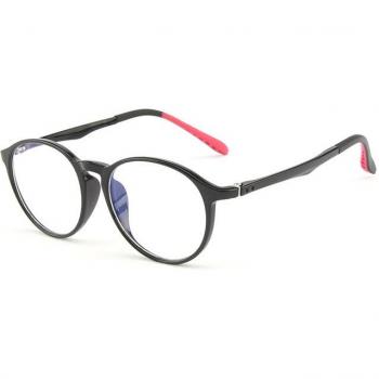 VCKA Kids TR90 Silicone Anti-Blue Light Round Glasses