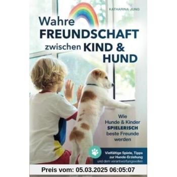 Wahre Freundschaft zwischen Kind und Hund