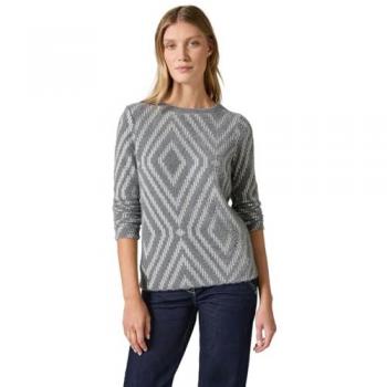 Cecil Federgarn Shirt mit Muster