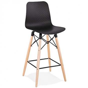 Tabouret design 'MOZAIK MINI' noir
