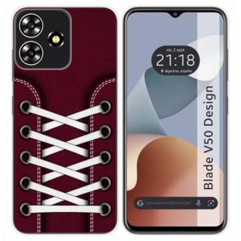 Funda de Silicona para Zte Blade V50 Design 4G con Diseño de Zapatillas 17