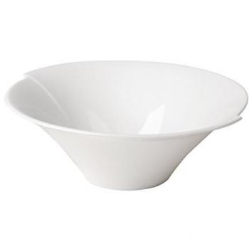 White Royal Quazar Bone China Bowls 225x245mm for Restaurants
