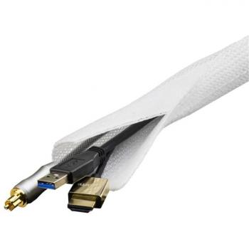Calza Raccogli Cavi Deltaco Nylon 5m Bianco