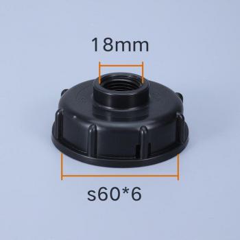 5Pcs IBC Tank Fittings Replacement Valve Adapter Connector, 60mm Cap to 1/2, 3/4, 1