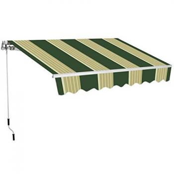 Tecnomat Tenda da Sole a Barra Quadra Rigato Verde 195x150 cm (LxP)