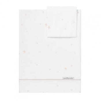 Rosa Encanto: Conjunto de Lençóis Teddy 70x140
