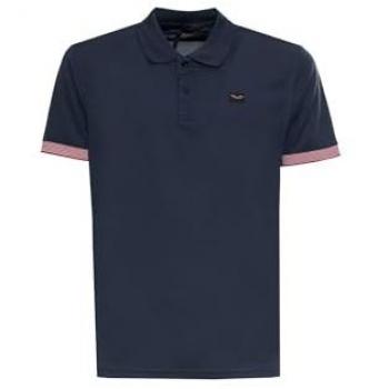 Polo Mare Uomo Blu Taglia XXL